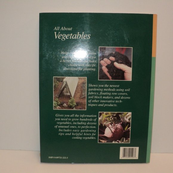 Ortho All About Vegetables 1990 Paperback 144 Page - Picture 5 of 5
